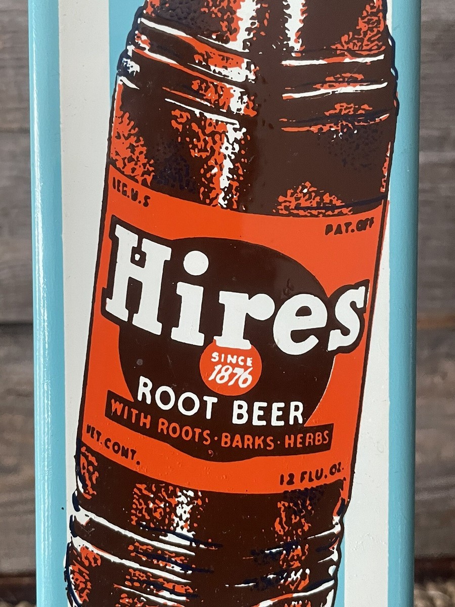 Vintage Hires Root Beer Advertising Sign Door Push | eBay