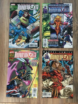 Thunderbolts 45 Maximum Security 2000, 6 50 51, 2001, Justice, Like Lightning. 