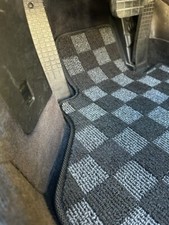 P2m Checkered Race Front Rear Floor Mats For Porsche 996 Coupe 1997-06 Dark Grey P2m Checkered Race Front Rear Floor Mats For Porsche 996 Coupe 1997-06 Dark Grey