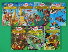 WIPA Mosaik-Bücher Digedags Einzelbände 1 - 7 Weltraum-Serie Nr. 25 - 73 neuw.