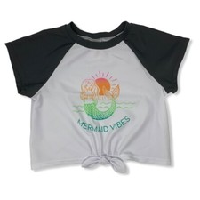 Cat  Jack Mermaid Vibes Swim Shirt Medium 7/8 