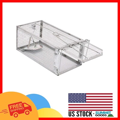 Humane Chipmunk and Rat Trap - Effective Live Cage for Easy Catch & Release
