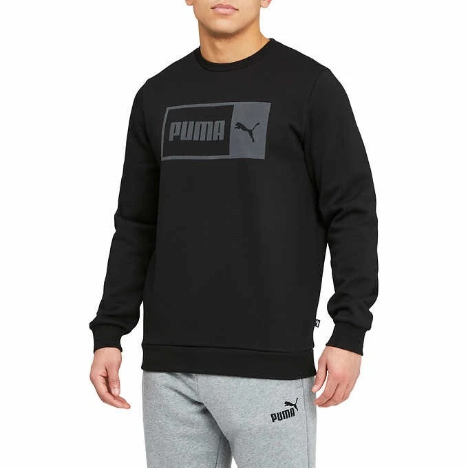 Puma men's crew neck sweatshirt sale