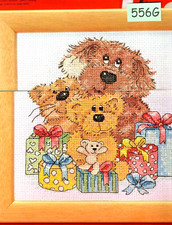CROSS STITCH CHART SNATCH THE DOG AND FRIENDS - JOIN THE PARTY 556G