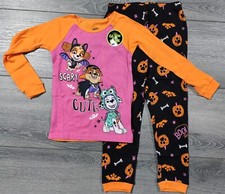 Paw Patrol Pajamas Toddler Girls 4T Halloween Shirt Pant PJ SNUG-FIT Set