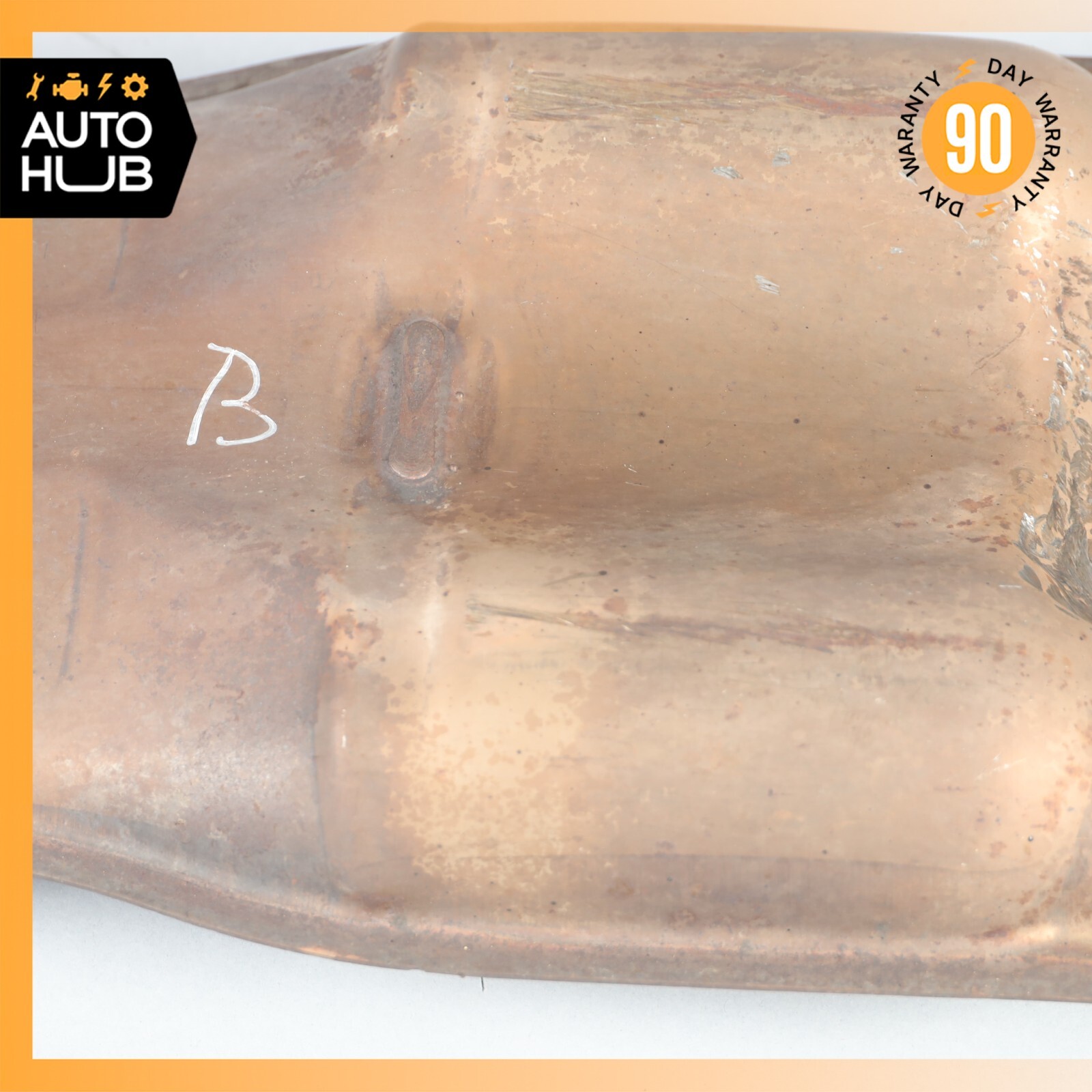 05-07 Maserati Quattroporte M139 Exhaust Mid Pipe Center Resonator Silencer OEM