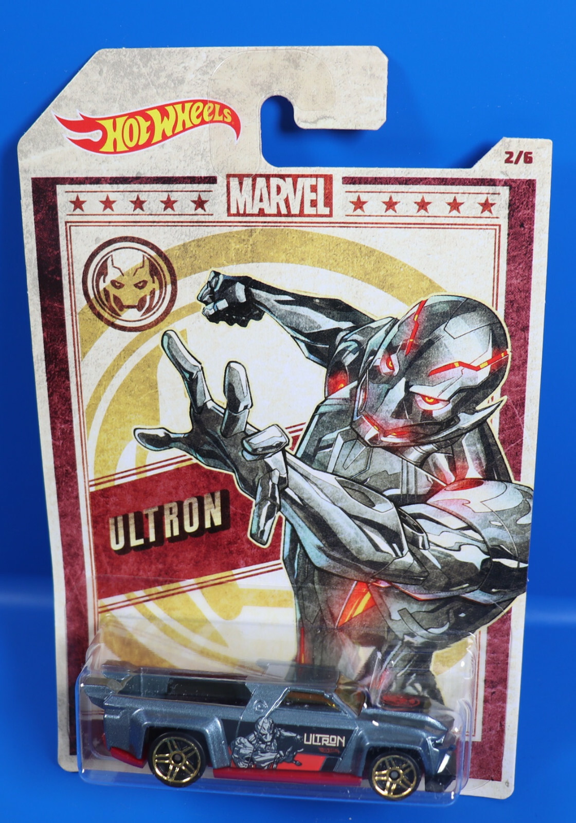 Авто из серии Hot Wheels Marvel Avengers Автомобиль FYY63 26 Solip Muscle Ultron 2090₽