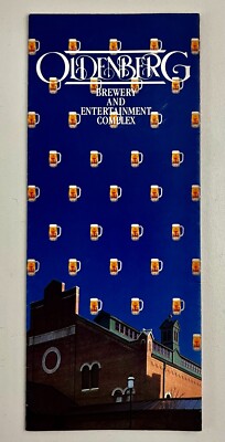 1990s Oldenberg Brewery Entertainment Complex Mitchell Kentucky Vintage Brochure