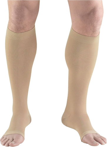 Short Length Surgical Stockings, 18 Mmhg Compression for Men and Women,