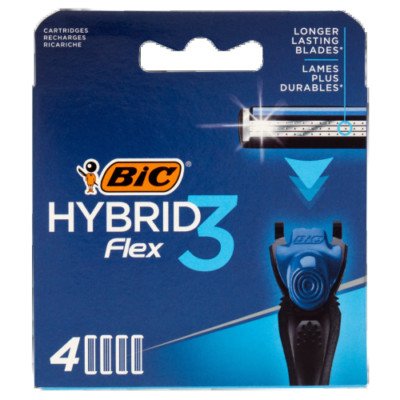 Bic Ersatzrasierer Hybrid Flex 3 - 4 Stück
