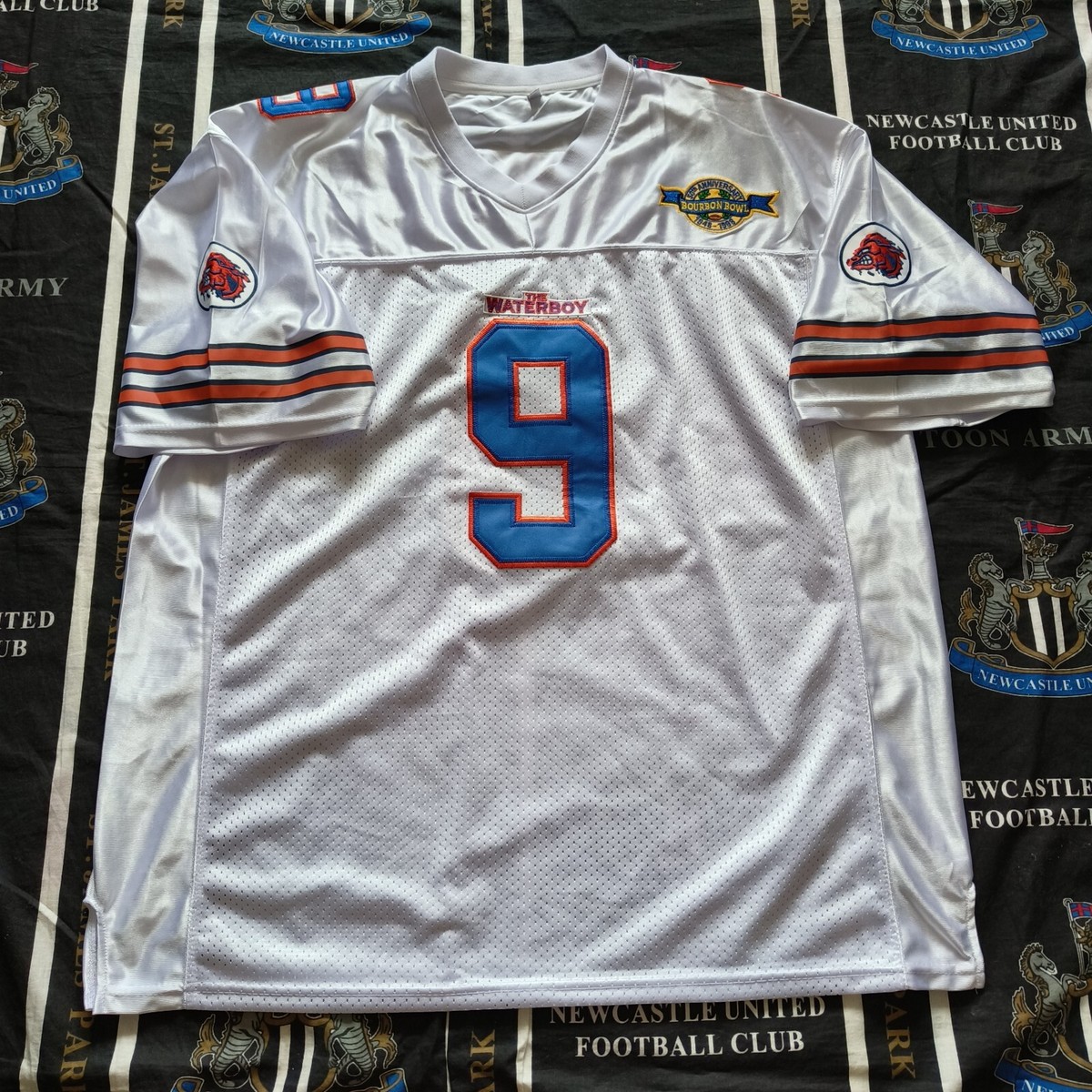 Waterboy Bobby Boucher Bourbon Bowl Mud Dogs Jersey Adam Sandler Size 2XL - Main Image