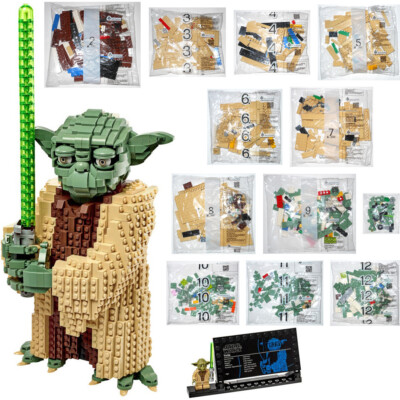 LEGO 75255 Yoda: 12 NEW SEALED BAGS (almost full set) Star Wars Sculptures 2019