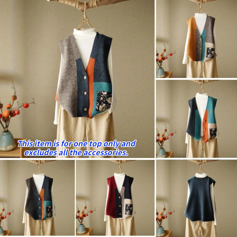 Gilet Cardigan Lavorato A Maglia Da Donna Rosso Senza Maniche O Collo Maglione Con Bottoni In Metallo Canotta Gilet Lavorato A Maglia Da Donna High Street red S