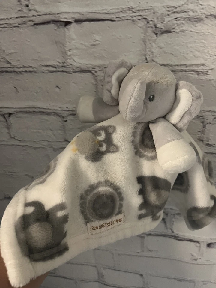 Mantas y más allá (juego de 2) hipopótamo y elefante bebé unisex Foto 3 de 4