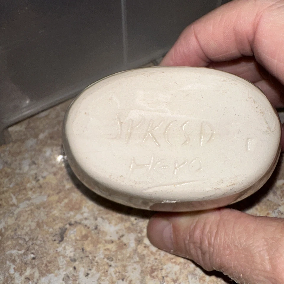 Crema y azúcar vintage nativa americana verde/marrón con marca Pawnee SPRCSD Foto 3 de 4