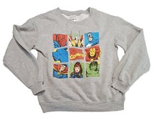 Marvel Comics Gray Vintage Graphic Sweatshirt Youth/Juniors Size Small 3-5 .