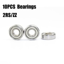 10PCS Minature Model Roller Bearing Deep Grove Rubber/Metal Seal 2RS/ZZ 695-6901