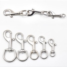 Swivel Eye Bolt Snap Hook Heavy Duty Metal Belt Clip Hooks 304 Stainless Steel