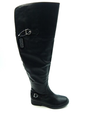 AMERICAN RAG WOMEN'S ADARRAP SMOTH BLACK BOOTS SIZE 5.5