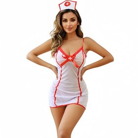 Costume Fancy Dress Nurse Cosplay Outfit Uniform Party Sexy Lingerie Womens&