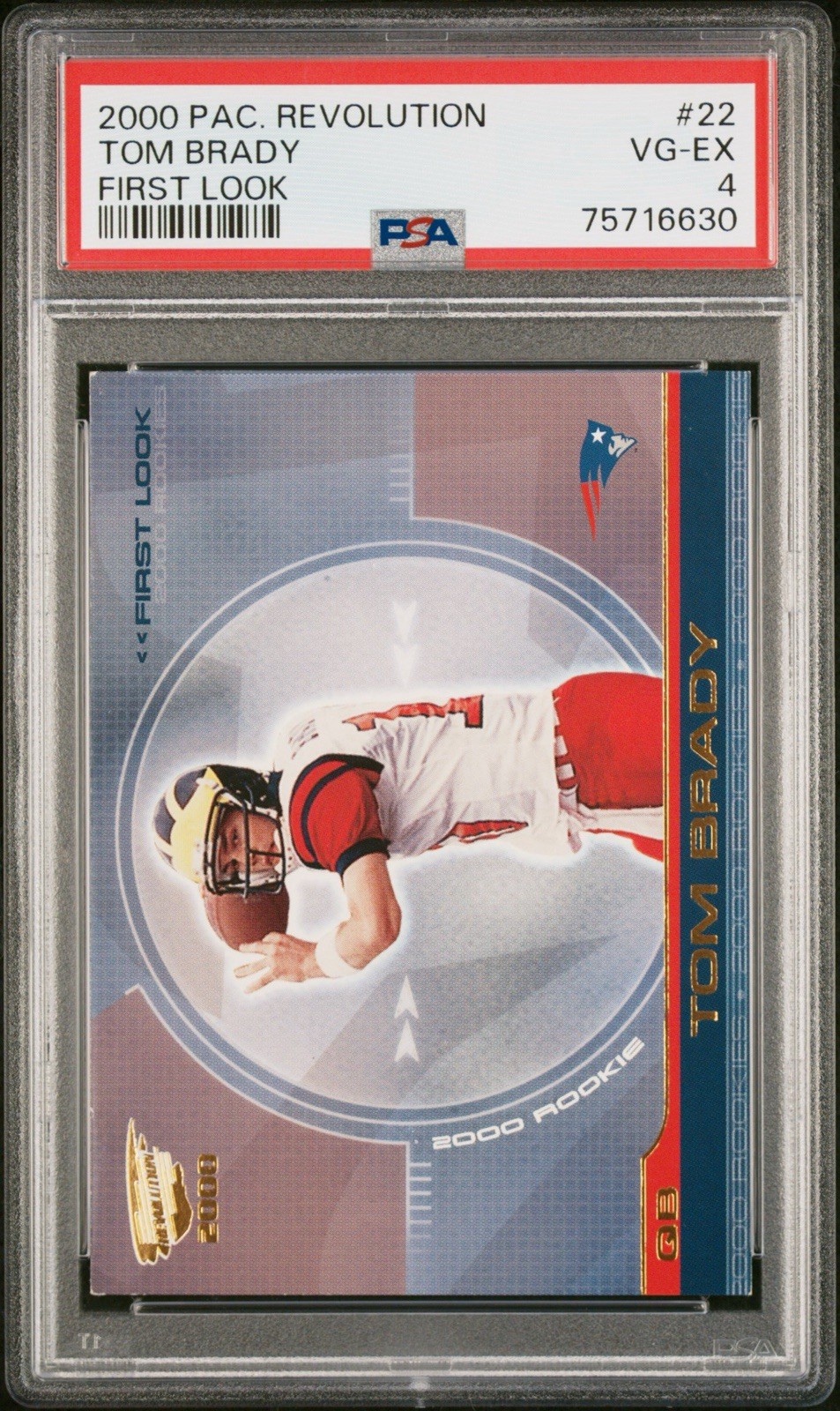 Tom Brady Pacific Revolution First Look #22 Base