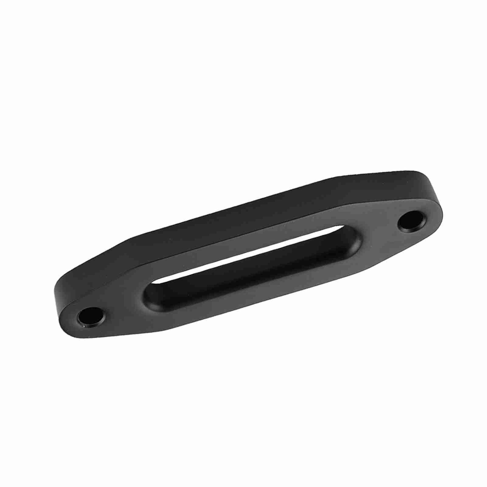 6inch Black Aluminum Hawse Fairlead For Synthetic Winch Rope Cable ATV SLS.