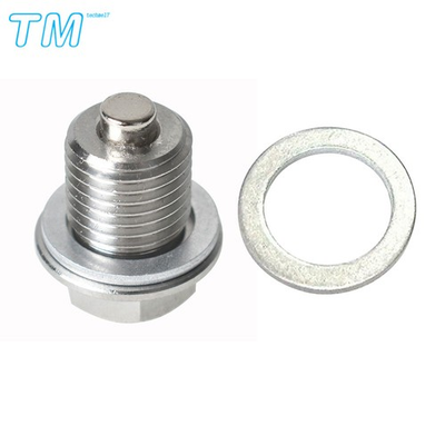 #ad #ad M14 x 1.5 MM Stainless Steel Oil Drain Plug with NEODYMIUM Magnet Universal $8.96