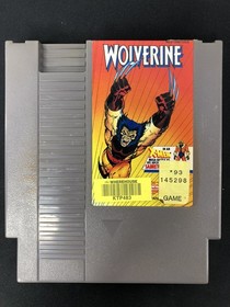 Wolverine Nintendo Entertainment System NES 1991 LJN Official Action Tested Work