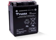 Yuasa Battery YTX14AHBS 12V AGM High Performance Battery Made in USA