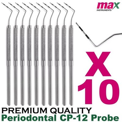 Perio CP-12 Probes 3-6-9-12mm Dental Diagnostic Examination Probe Color Coded
