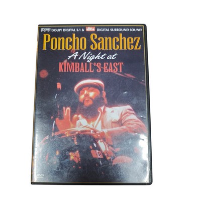 DVD des Konzerts ''Poncho Sanchez: A Night at Kimball's East'', das 1991 aufgenom