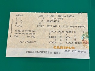 EUROPEAN CUP 1988/1989 : AC MILAN vs RED STAR BEOGRAD