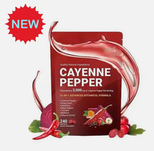 Cayenne Pepper 3000mg +11 Botanicals Softgels...