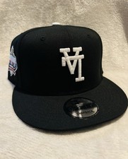 New Era Los Angeles Dodgers Black Upside Down Logo Snapback 9Fifty Hat Green UV