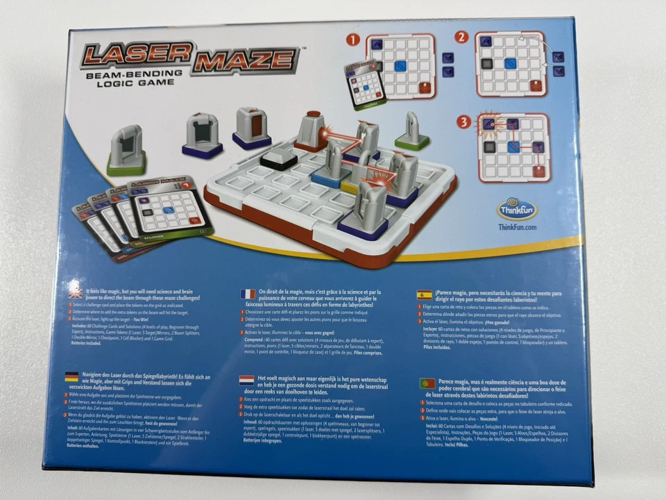 Thinkfun LASER MAZE Beam Bending Logic Puzzle Game New Sealed - Image 2 of 4