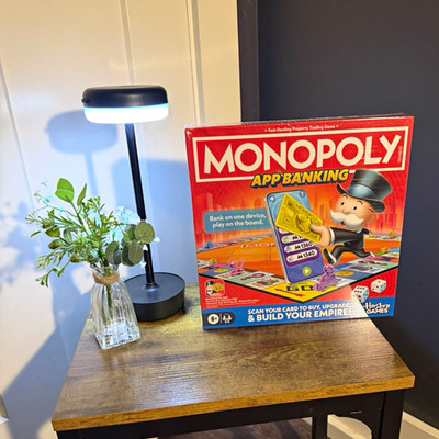 Hasbro Games Monopoly App Banking Board Game, App Banking, Ages 8+, 2+ Players