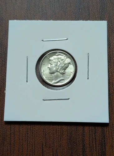 Uncirculated 1942 Mercury Dime (90% Silver) - FREE SHIPPING