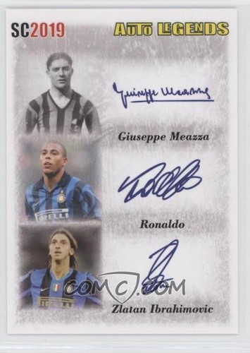 SC2019 Meazza Ronaldo Ibrahimovic Figo Batistuta printed auto Inter Milan