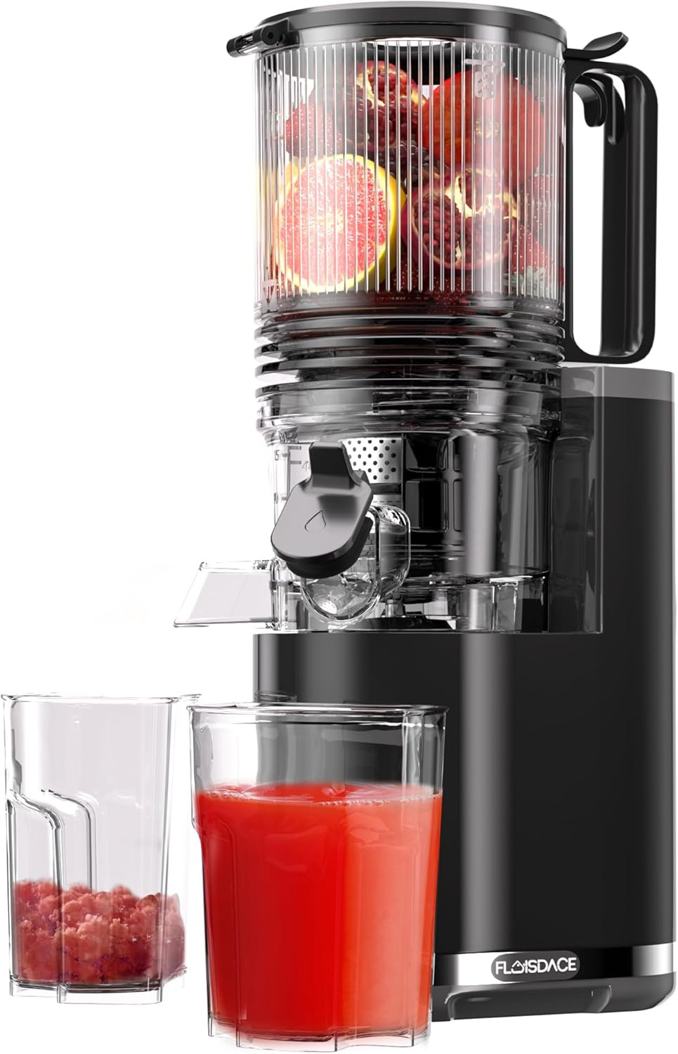 Cold Press Juicer, 6.5" Extra Large Feed Chute Juicer Machines, 350W Slow Mastic