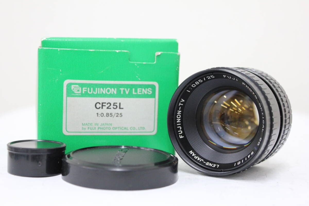 [With Original Box] Fujifilm Fujinon-TV 25mm 0.85 CF25L Lens e4423
