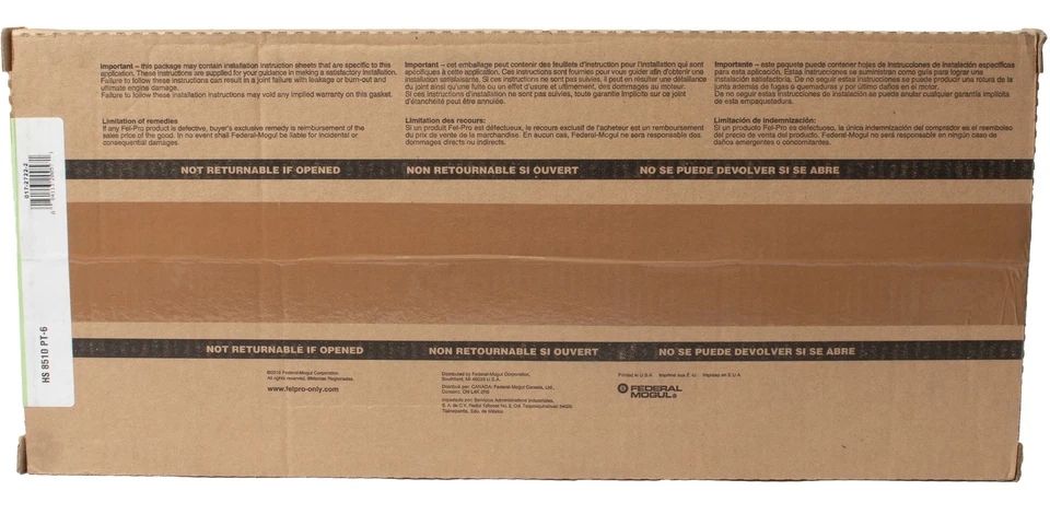 Fel-Pro Replacement Head Gasket Set Fits 96-02 Chevrolet C/K Series HS 8510 PT-6 — 第 4/4 张图片