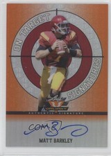 2013 Leaf Valiant On Target Auto Orange 16/25 Matt Barkley #OT-MB1 Auto 1f1