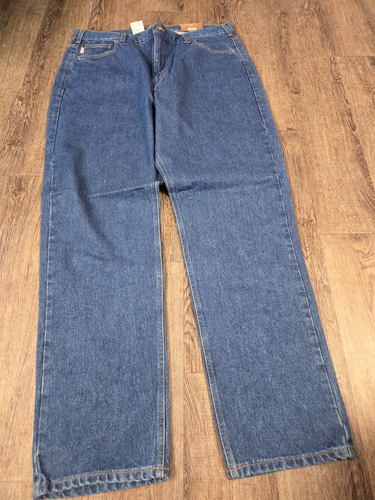 Carhartt NWT B18 Straight Fit Heavyweight 5-Pocket Tapered Jeans 42x34 thumbnail 4