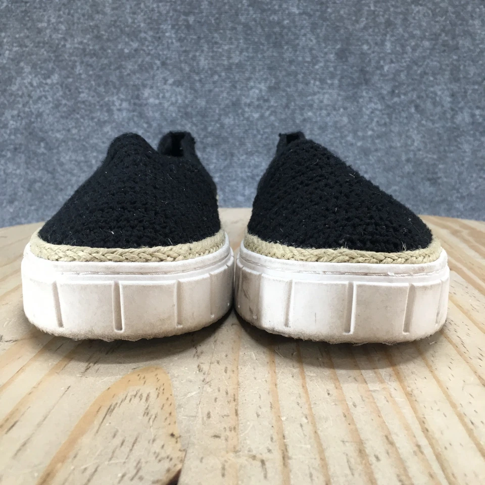 Vince Camuto Zapatos Mujer 9 M Negro Relinsta Alpargata Tenis Crochet Bajo Foto 4 de 4