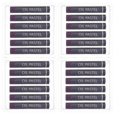 Ölstifte für Purple, 24 Stück Sticks cremig Pastell weich Kunst