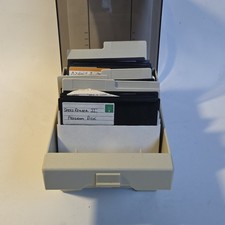 Vintage LOT of 36 5.25" Floppy Disk Assorted w/Case Untested