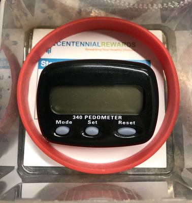 Digital LCD Clip On Pedometer Step Walking Distance Counter For Jogging Running