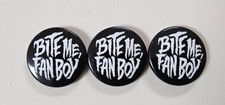 3x BITE ME FANBOY! 1990s DC Comics LOBO Promo PIN Lot of 6 UNUSED SUPERGIRL MOVI