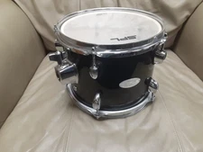 SPL Sound Percussion Labs Unity II Tom Drum 10" X 8" Black Onyx Glitter 10" Tom