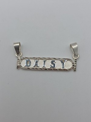 Yilmaz Sterling Silver 925 Daisy Bar Pendant